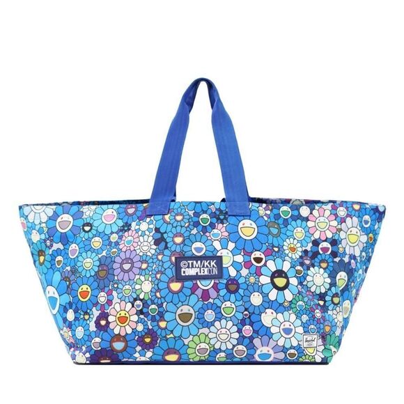 Herschel Supply Co. Handbags - RARE! 2017 COMPLEXCON TAKASHI MURAKAMI HERSCHEL BLUE FLOWER XL TOTE SUPREME BAG